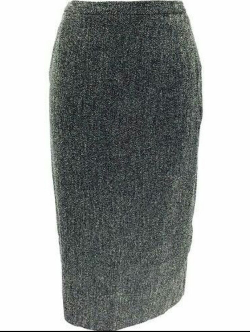 Max Mara Gray/White Fleck Pencil Skirt